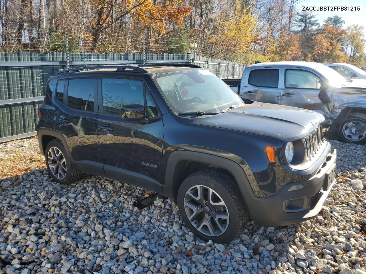 2015 Jeep Renegade Latitude VIN: ZACCJBBT2FPB81215 Lot: 77773064