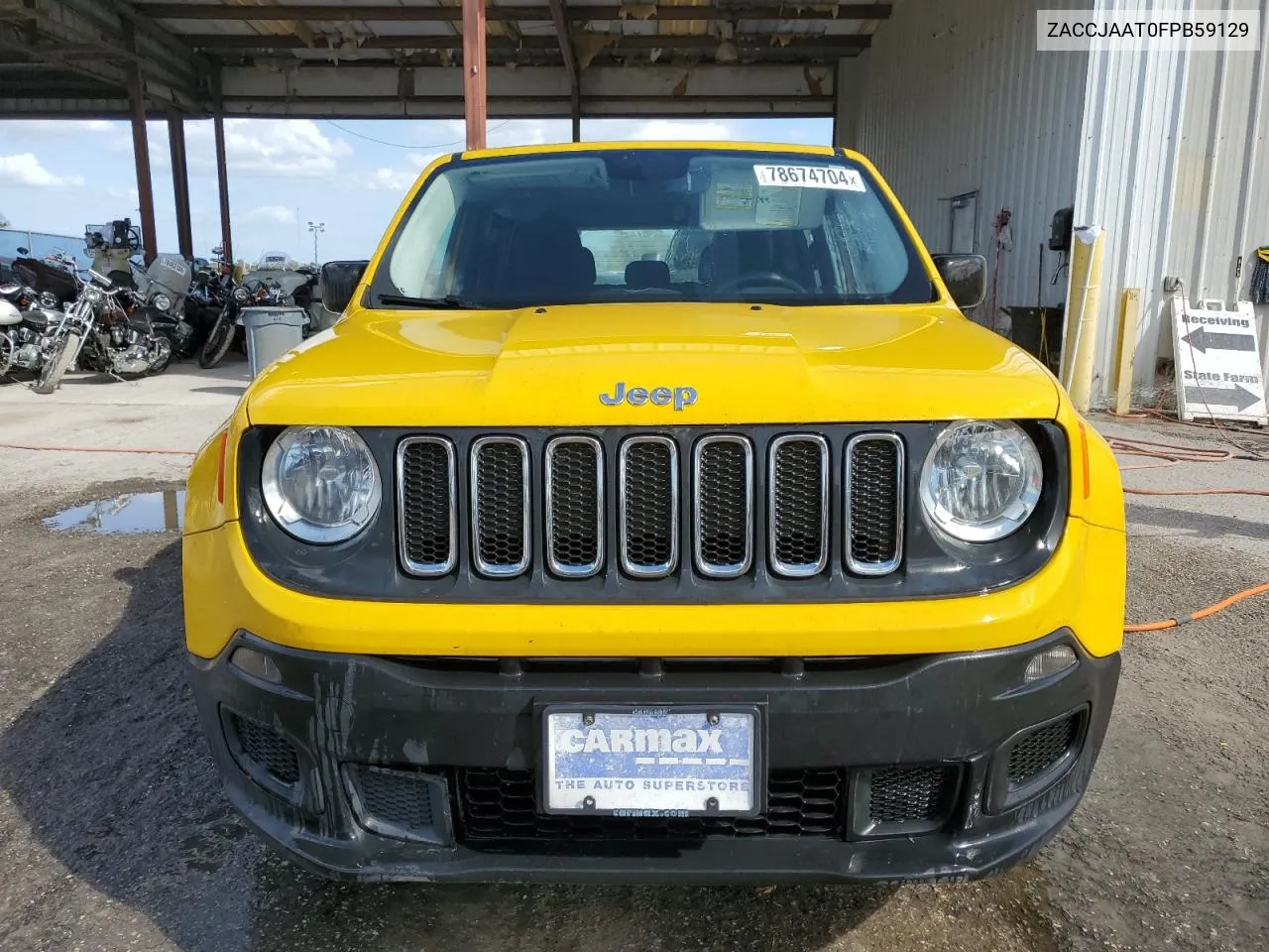 2015 Jeep Renegade Sport VIN: ZACCJAAT0FPB59129 Lot: 78674704