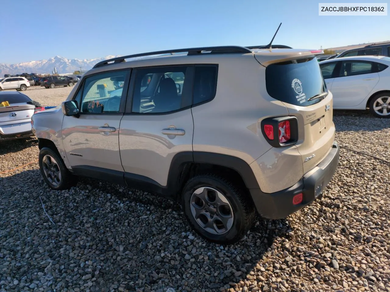 2015 Jeep Renegade Latitude VIN: ZACCJBBHXFPC18362 Lot: 79306284