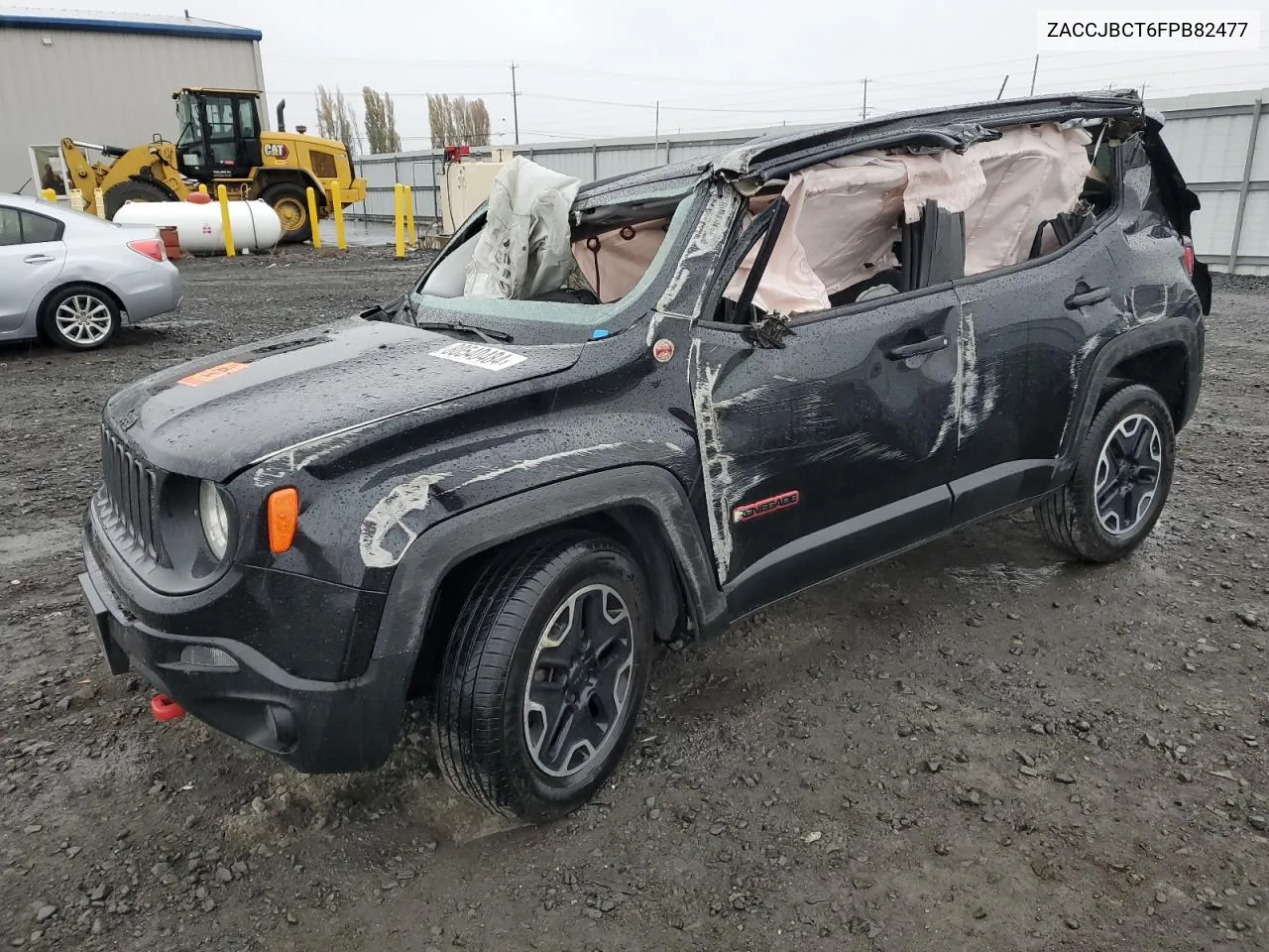 2015 Jeep Renegade Trailhawk VIN: ZACCJBCT6FPB82477 Lot: 80540484