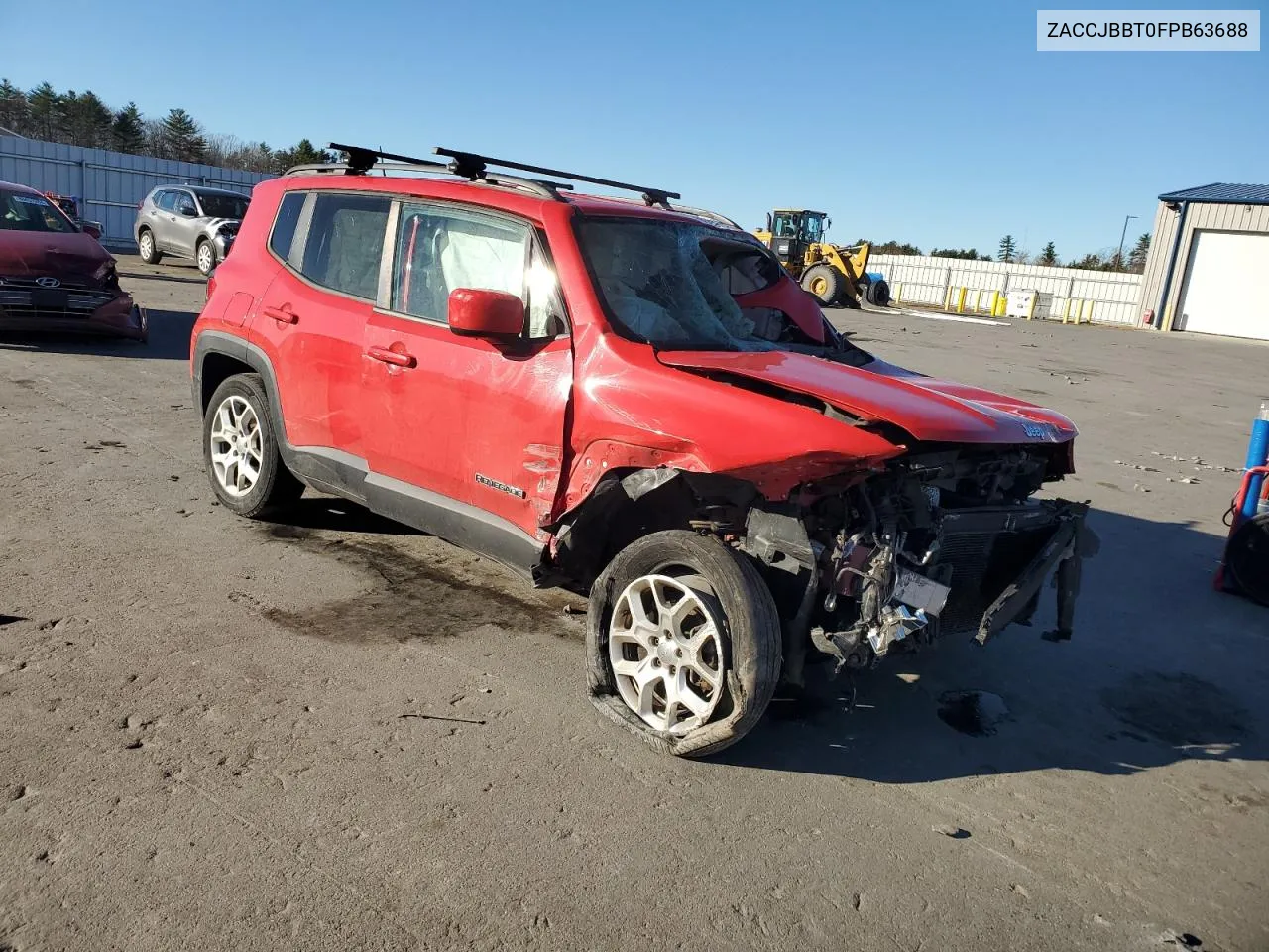 2015 Jeep Renegade Latitude VIN: ZACCJBBT0FPB63688 Lot: 80620854