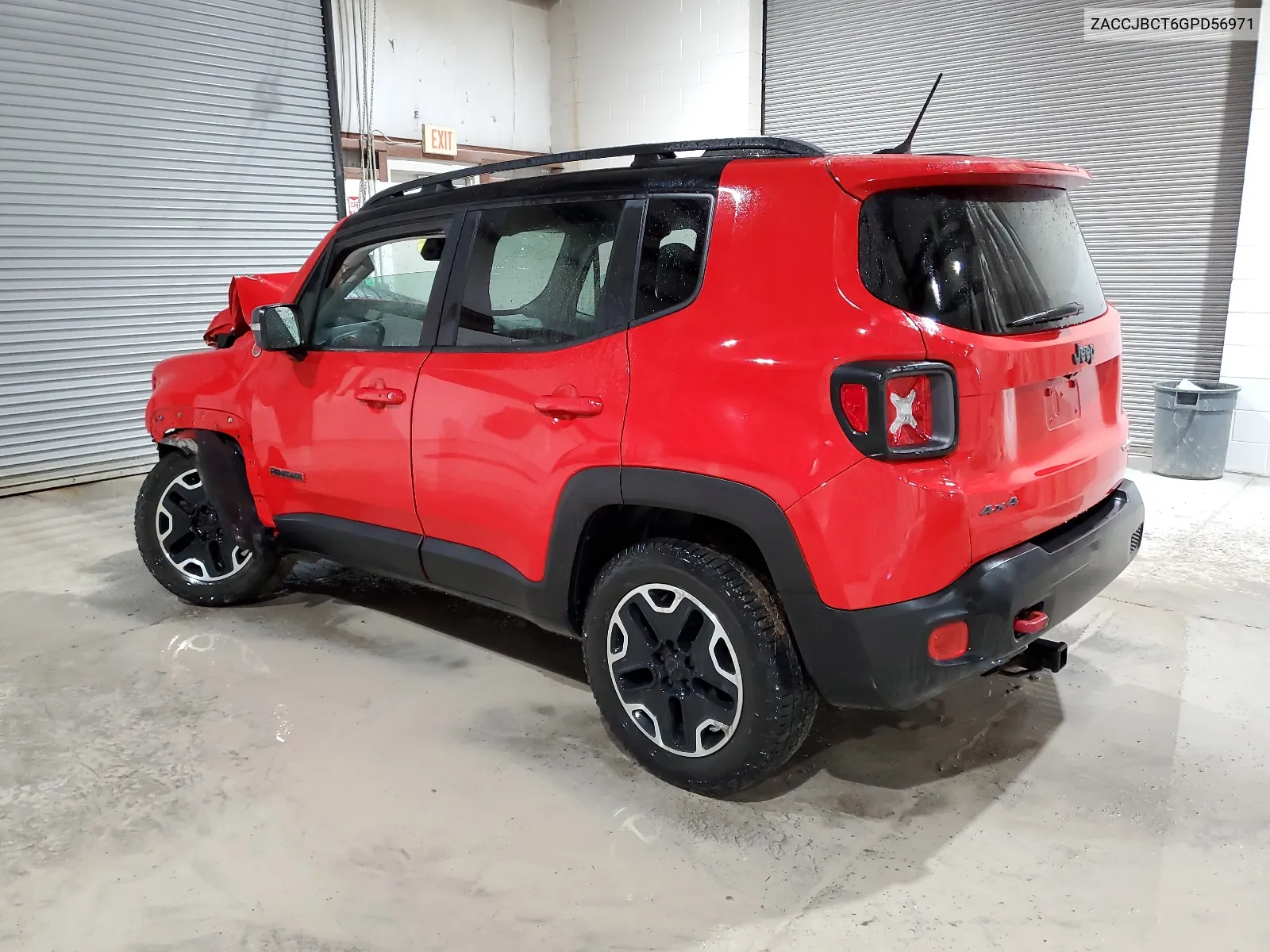 2016 Jeep Renegade Trailhawk VIN: ZACCJBCT6GPD56971 Lot: 51018624