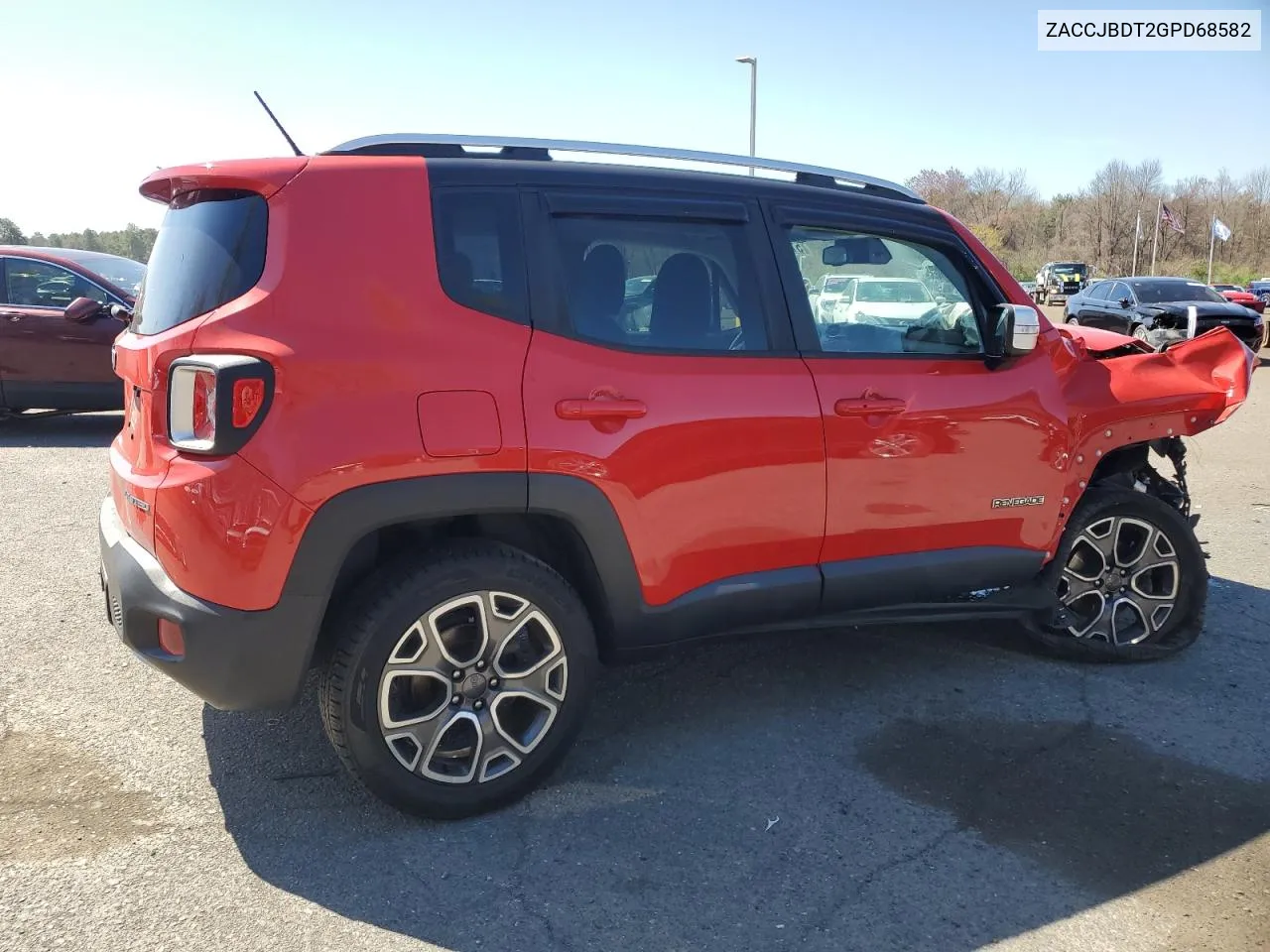 2016 Jeep Renegade Limited VIN: ZACCJBDT2GPD68582 Lot: 51438474