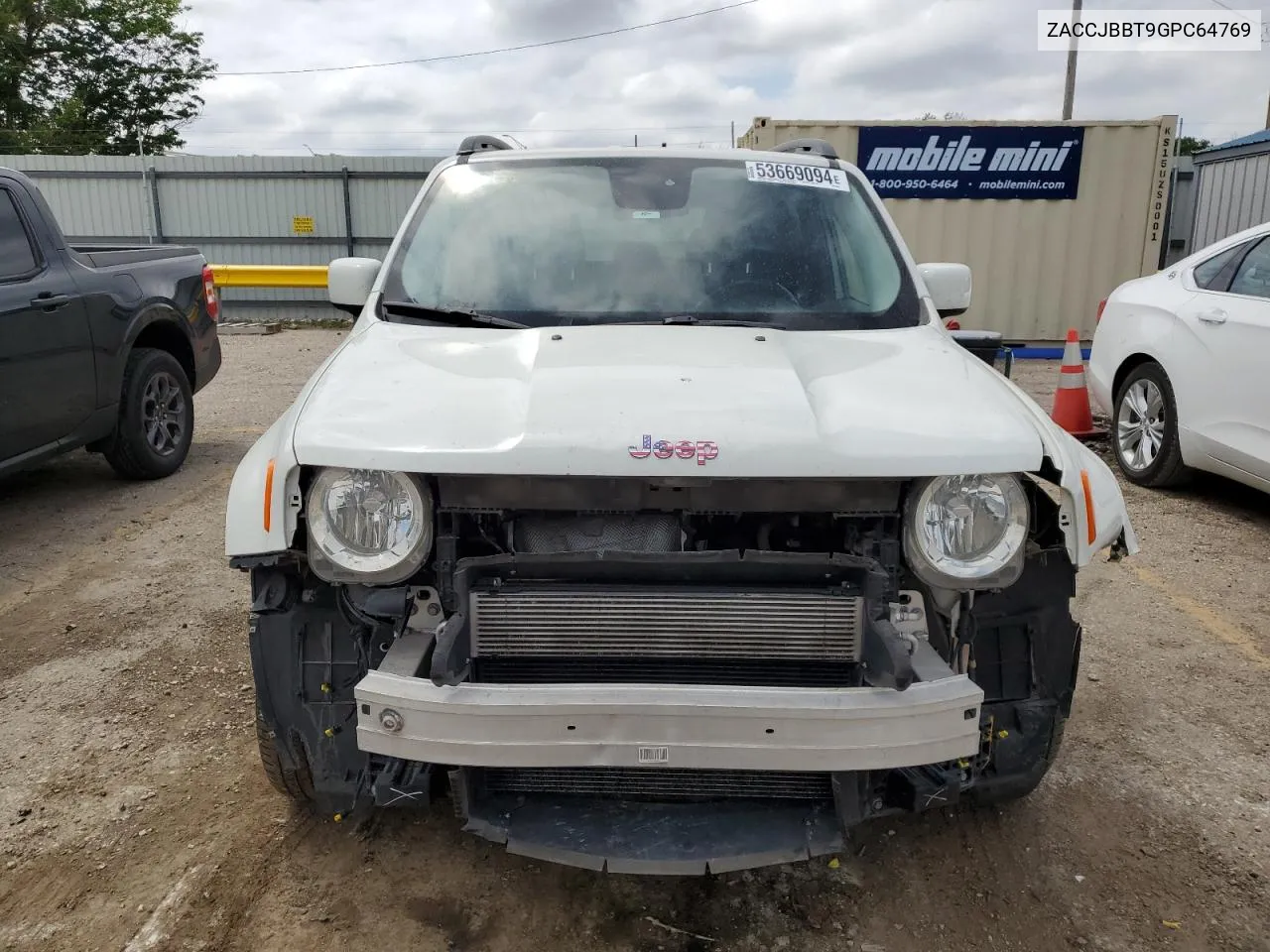 2016 Jeep Renegade Latitude VIN: ZACCJBBT9GPC64769 Lot: 53669094