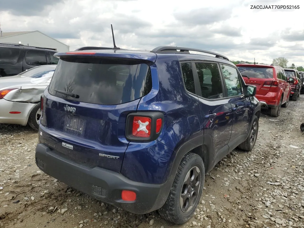 2016 Jeep Renegade Sport VIN: ZACCJAAT7GPD52165 Lot: 55352474