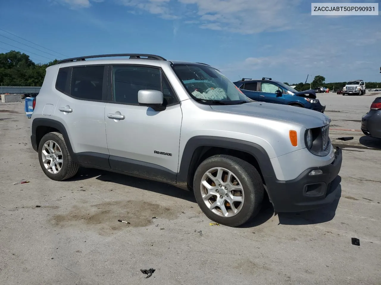 2016 Jeep Renegade Latitude VIN: ZACCJABT5GPD90931 Lot: 56614944