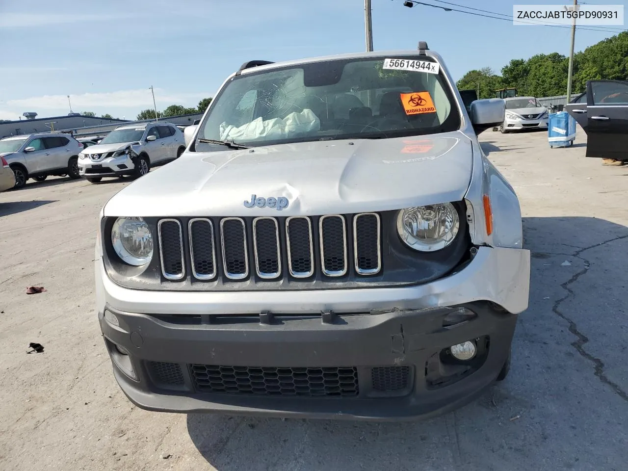 2016 Jeep Renegade Latitude VIN: ZACCJABT5GPD90931 Lot: 56614944