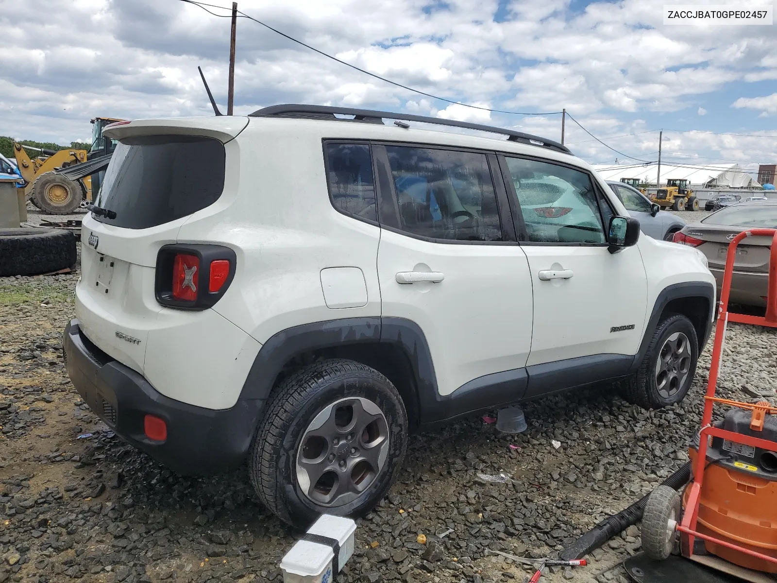 2016 Jeep Renegade Sport VIN: ZACCJBAT0GPE02457 Lot: 57395674