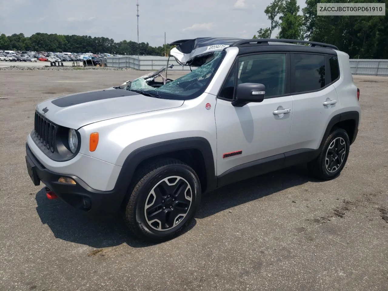 2016 Jeep Renegade Trailhawk VIN: ZACCJBCT0GPD61910 Lot: 60239474