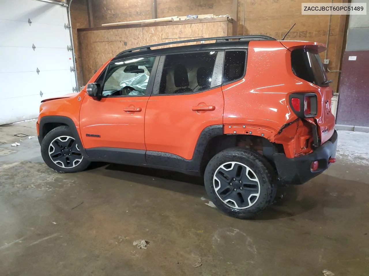 2016 Jeep Renegade Trailhawk VIN: ZACCJBCT6GPC51489 Lot: 60720964