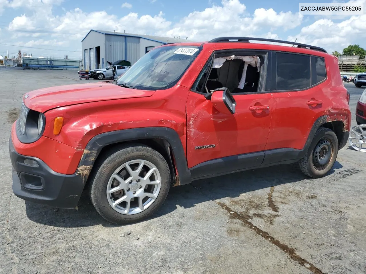 2016 Jeep Renegade Latitude VIN: ZACCJABW5GPC56205 Lot: 61477914