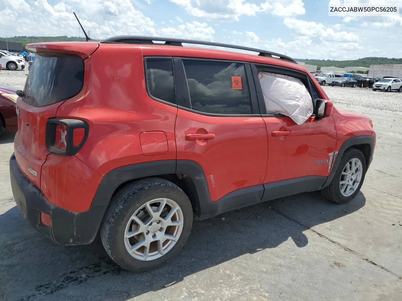 2016 Jeep Renegade Latitude VIN: ZACCJABW5GPC56205 Lot: 61477914