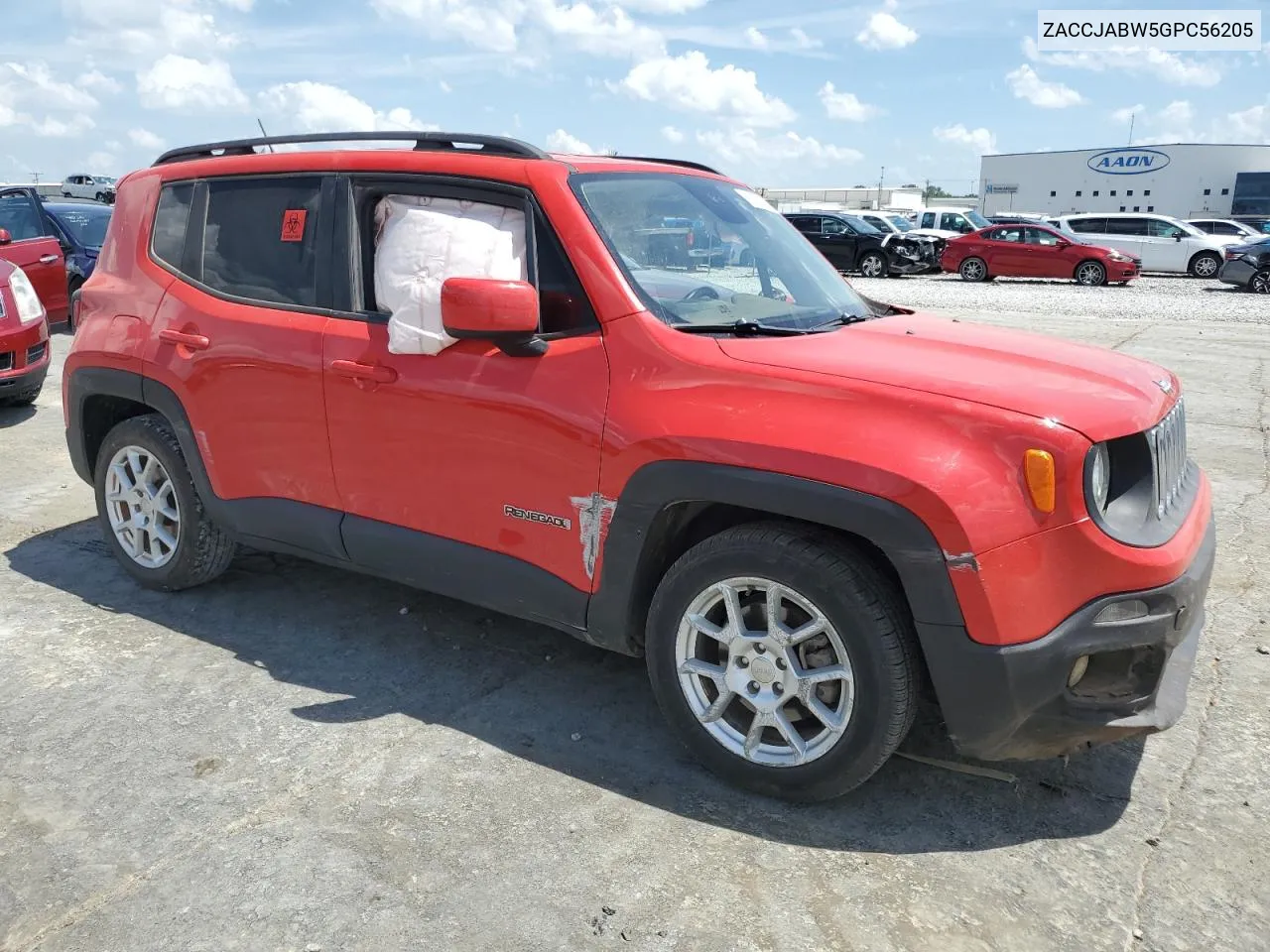 2016 Jeep Renegade Latitude VIN: ZACCJABW5GPC56205 Lot: 61477914