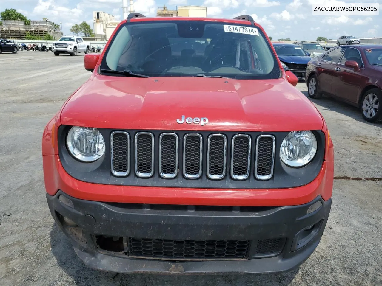 2016 Jeep Renegade Latitude VIN: ZACCJABW5GPC56205 Lot: 61477914