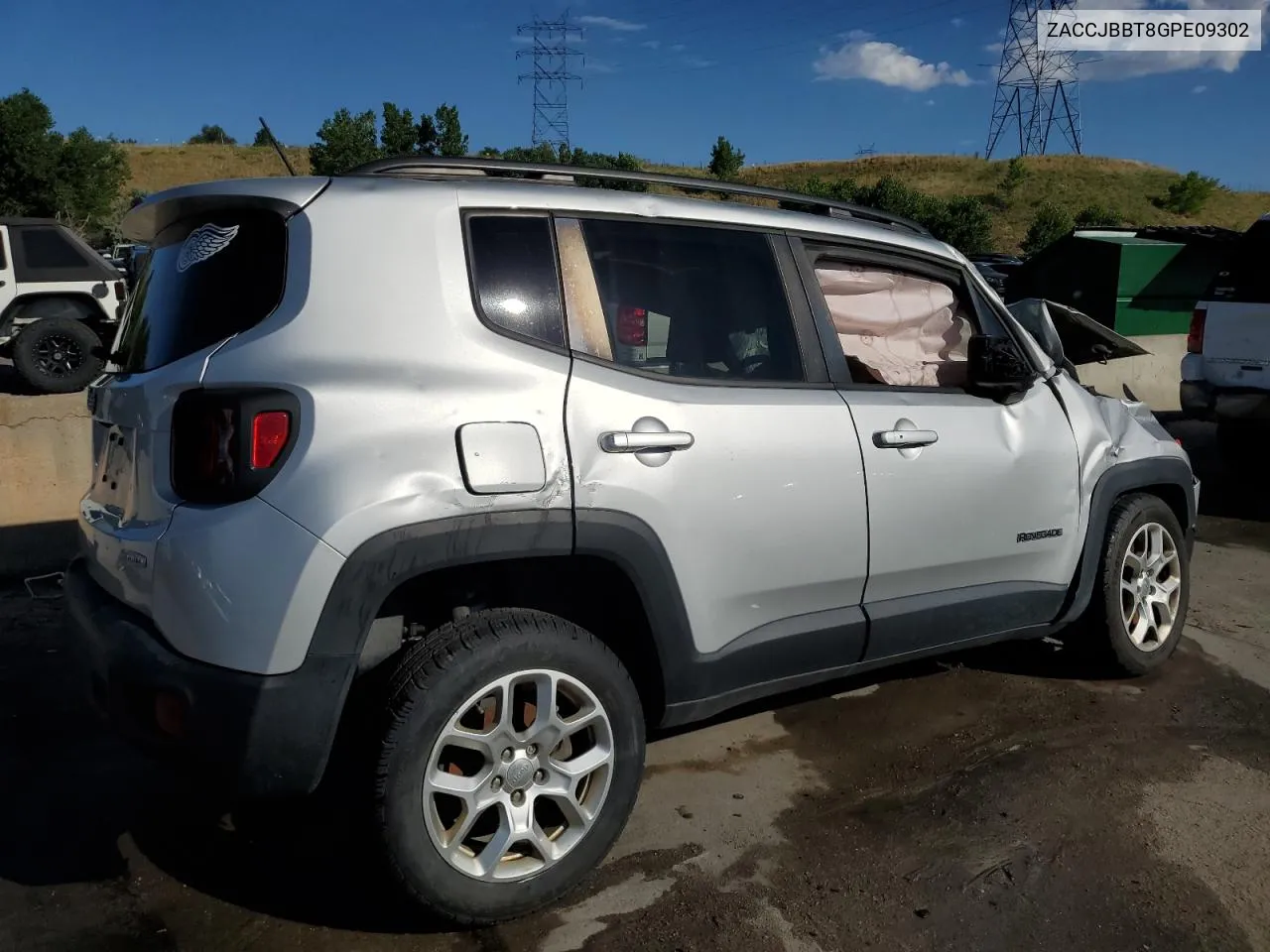 2016 Jeep Renegade Latitude VIN: ZACCJBBT8GPE09302 Lot: 62229554