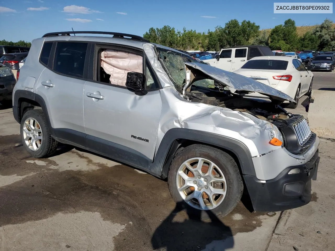 2016 Jeep Renegade Latitude VIN: ZACCJBBT8GPE09302 Lot: 62229554