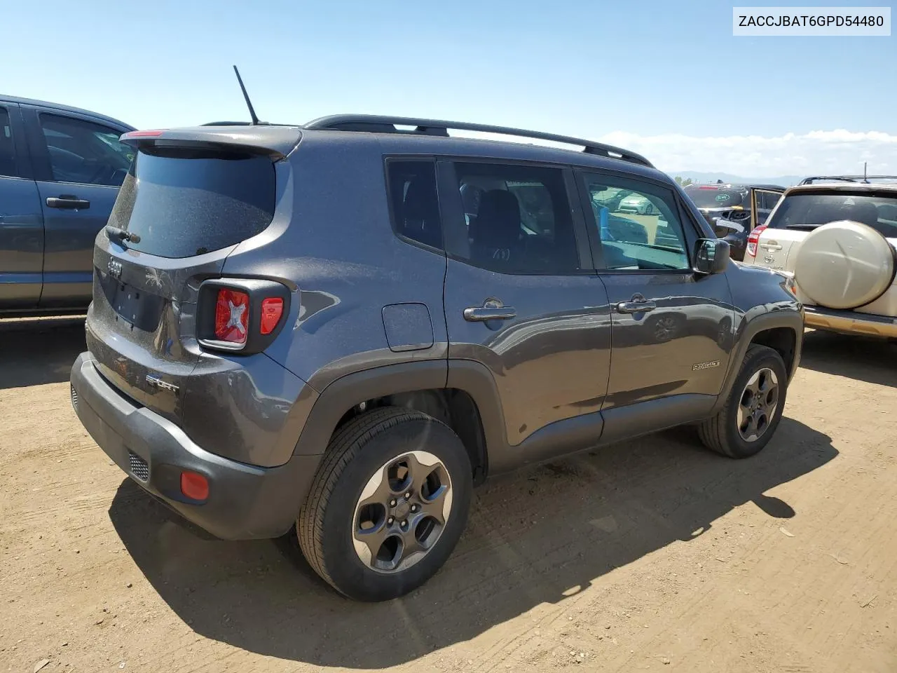 2016 Jeep Renegade Sport VIN: ZACCJBAT6GPD54480 Lot: 62263244