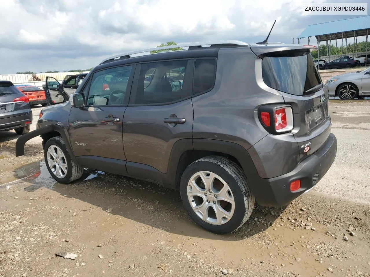 ZACCJBDTXGPD03446 2016 Jeep Renegade Limited