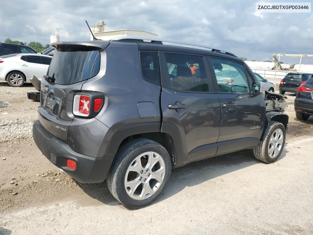 2016 Jeep Renegade Limited VIN: ZACCJBDTXGPD03446 Lot: 63273024