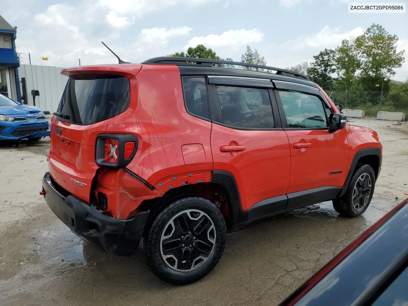 2016 Jeep Renegade Trailhawk VIN: ZACCJBCT2GPD95086 Lot: 64096414