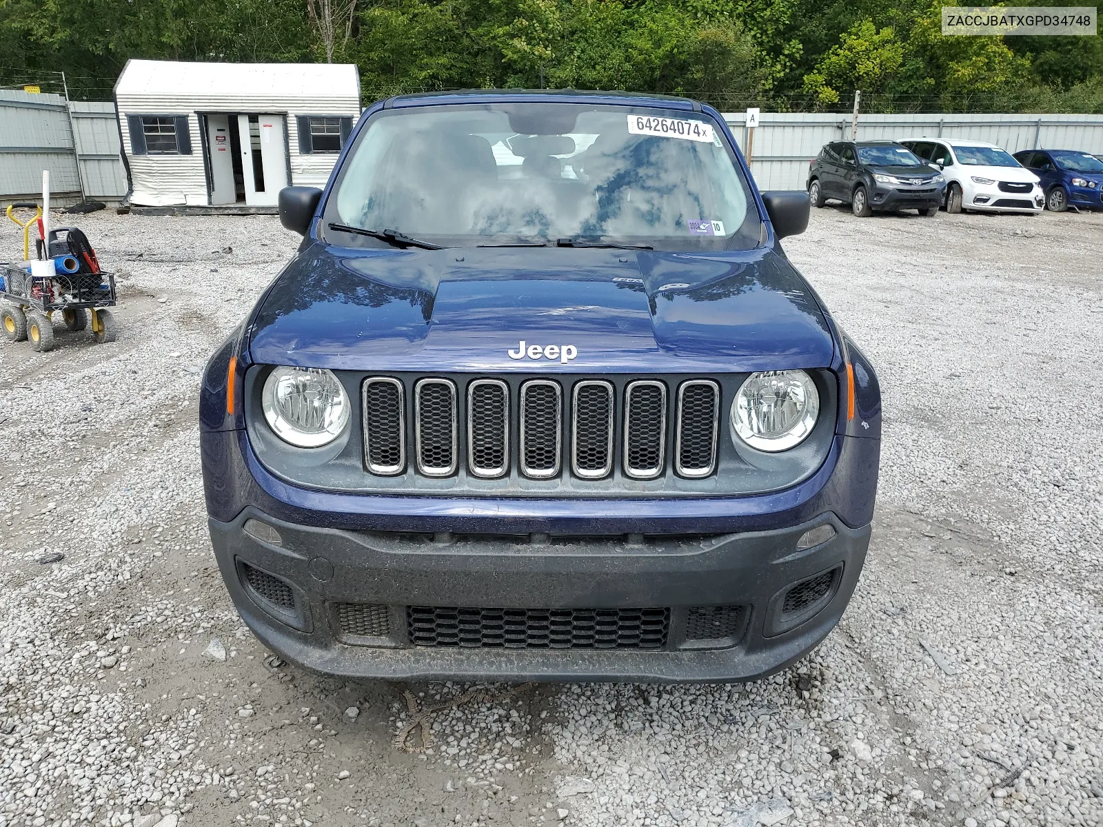 2016 Jeep Renegade Sport VIN: ZACCJBATXGPD34748 Lot: 64264074