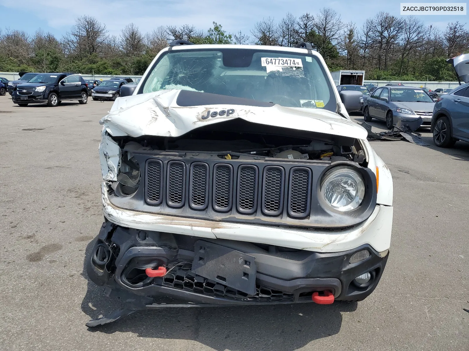 2016 Jeep Renegade Trailhawk VIN: ZACCJBCT9GPD32518 Lot: 64773474