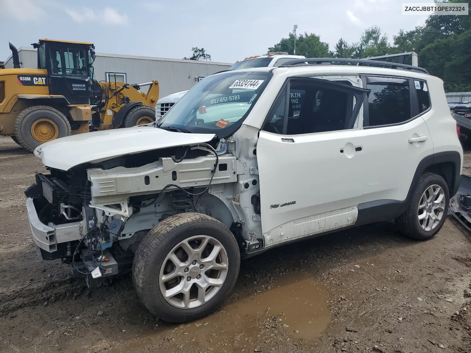 2016 Jeep Renegade Latitude VIN: ZACCJBBT1GPE32324 Lot: 65324144