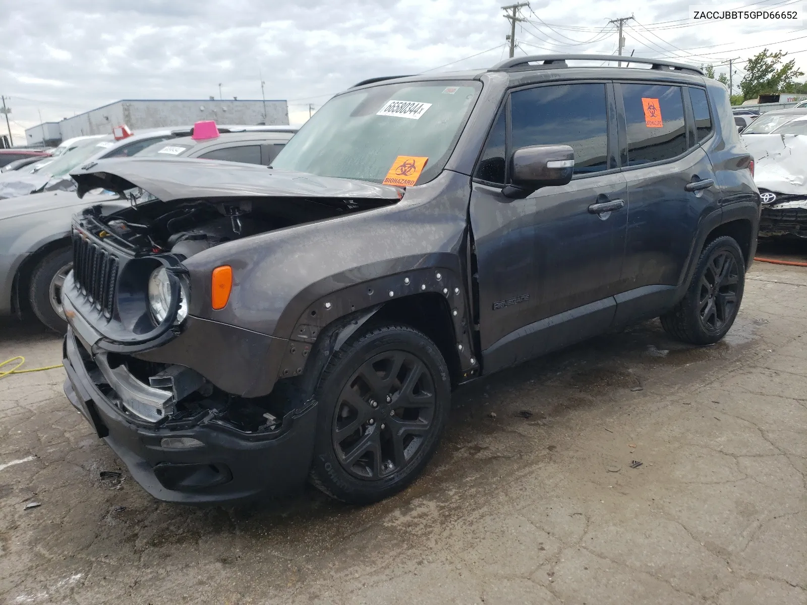 2016 Jeep Renegade Latitude VIN: ZACCJBBT5GPD66652 Lot: 66580344