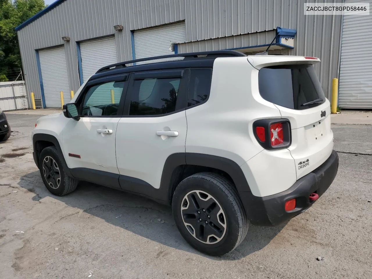 2016 Jeep Renegade Trailhawk VIN: ZACCJBCT8GPD58446 Lot: 67506364