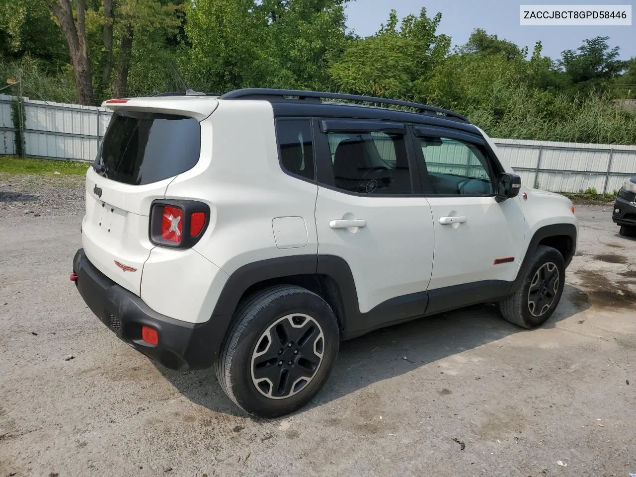 2016 Jeep Renegade Trailhawk VIN: ZACCJBCT8GPD58446 Lot: 67506364