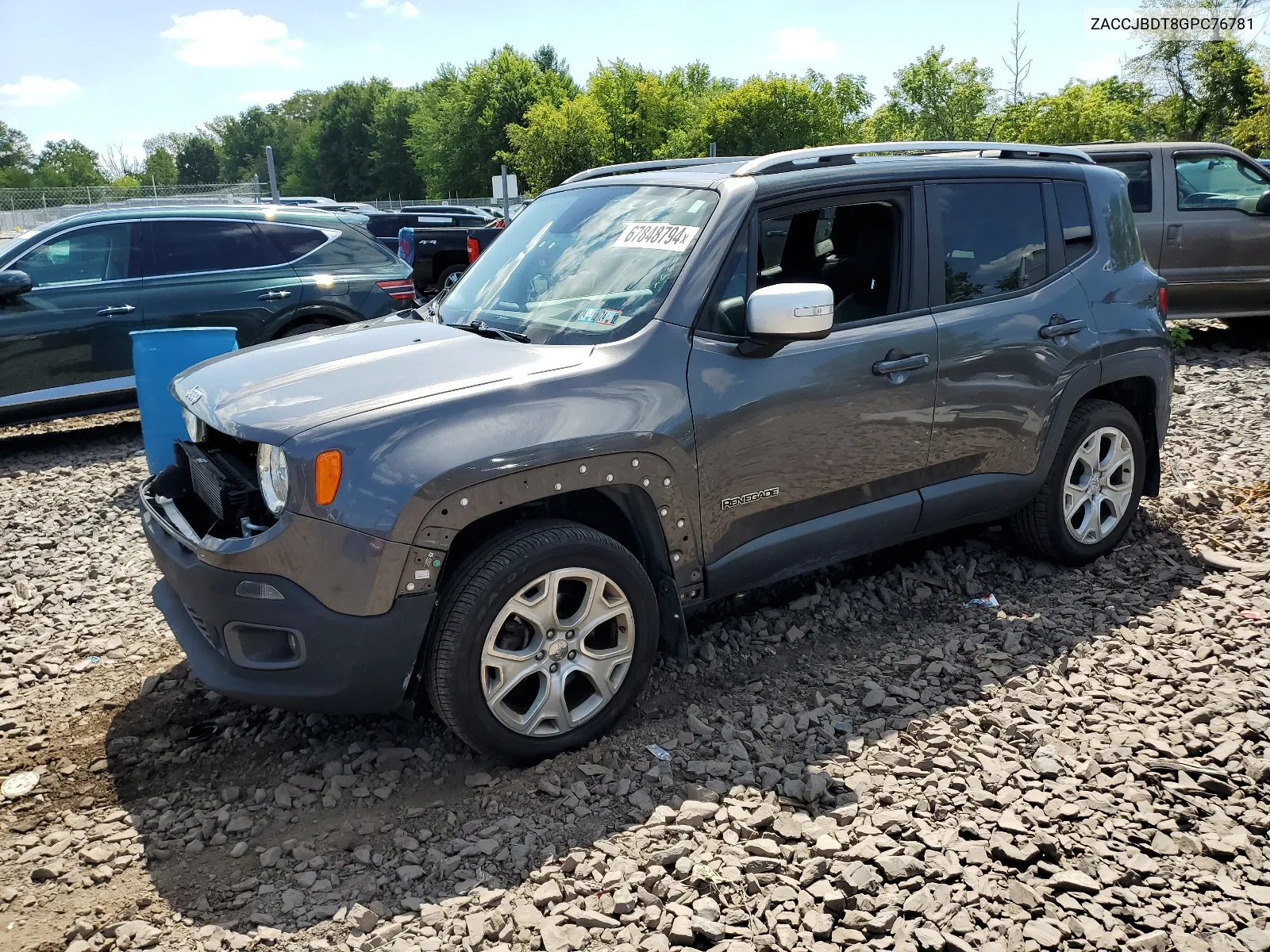 ZACCJBDT8GPC76781 2016 Jeep Renegade Limited