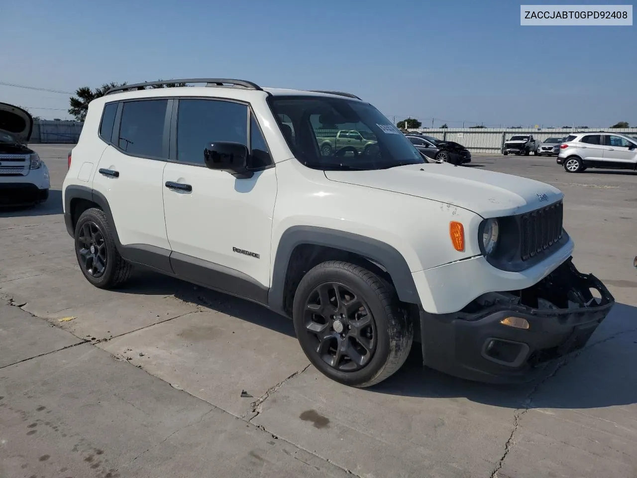 2016 Jeep Renegade Latitude VIN: ZACCJABT0GPD92408 Lot: 67875574