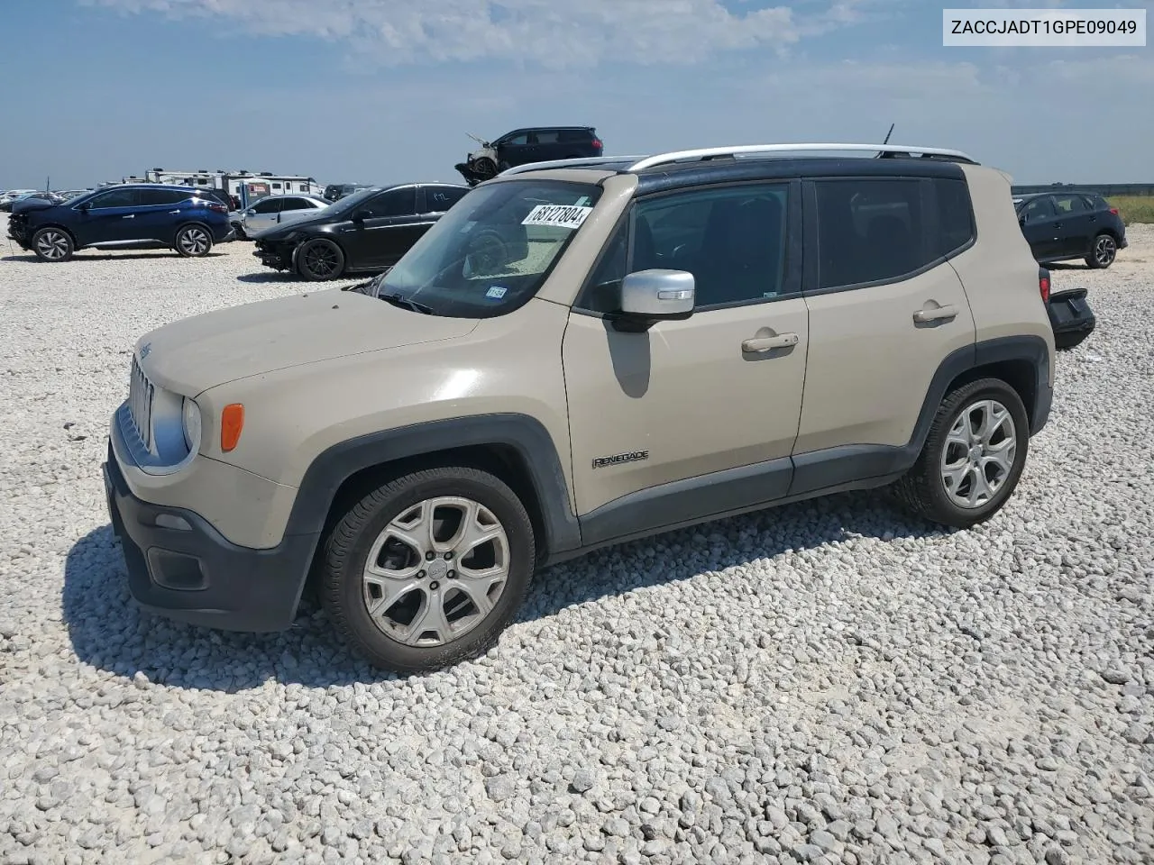 2016 Jeep Renegade Limited VIN: ZACCJADT1GPE09049 Lot: 68127804