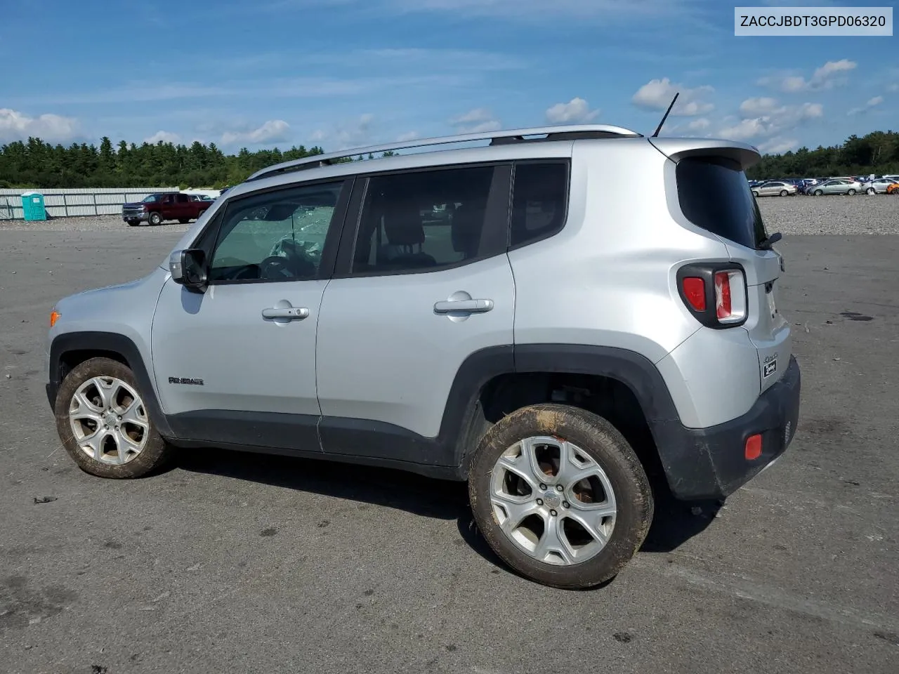 2016 Jeep Renegade Limited VIN: ZACCJBDT3GPD06320 Lot: 68650084