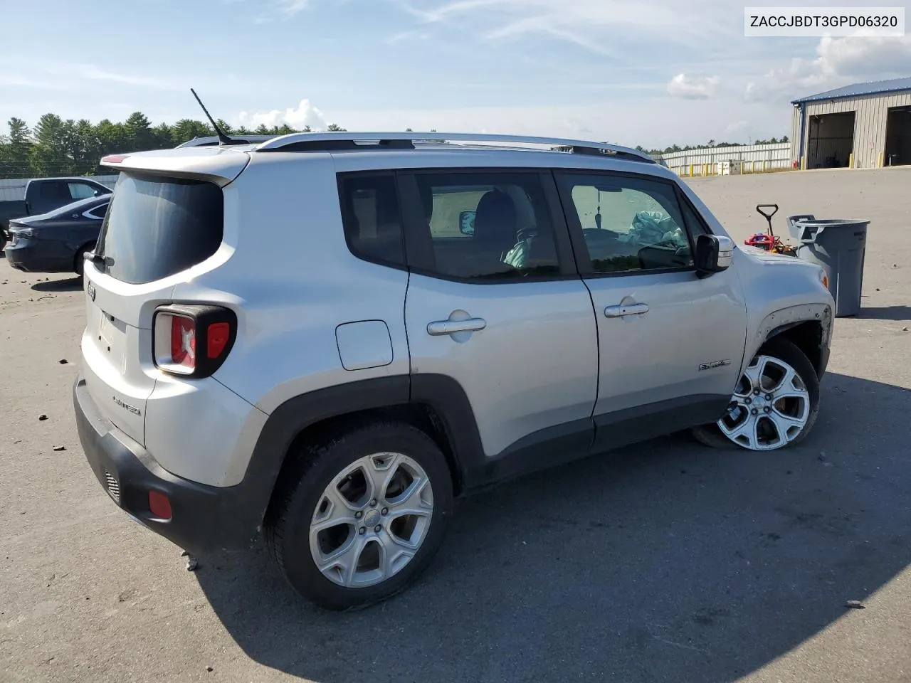 2016 Jeep Renegade Limited VIN: ZACCJBDT3GPD06320 Lot: 68650084