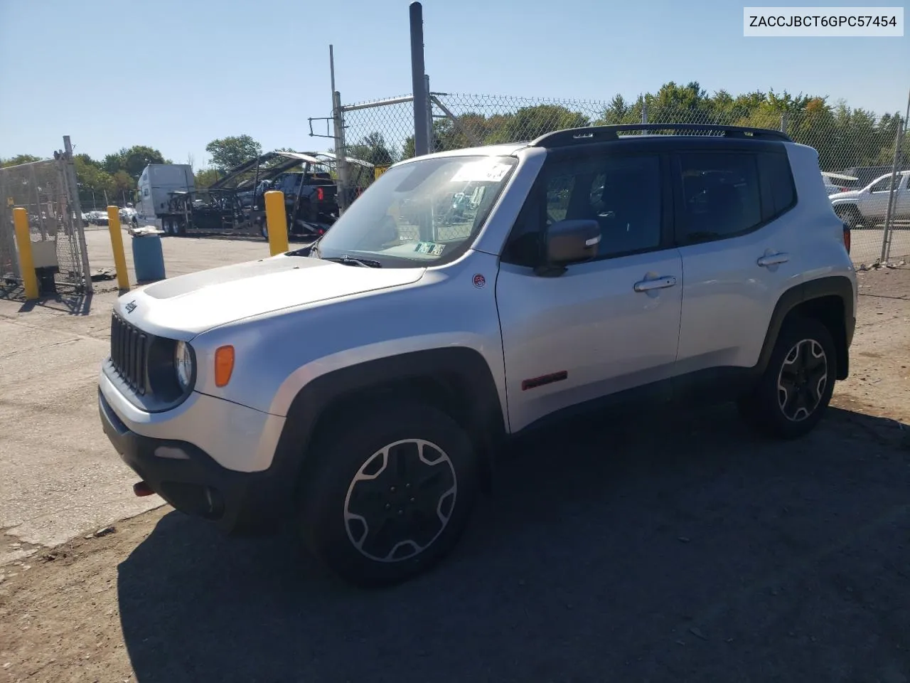 2016 Jeep Renegade Trailhawk VIN: ZACCJBCT6GPC57454 Lot: 68839454