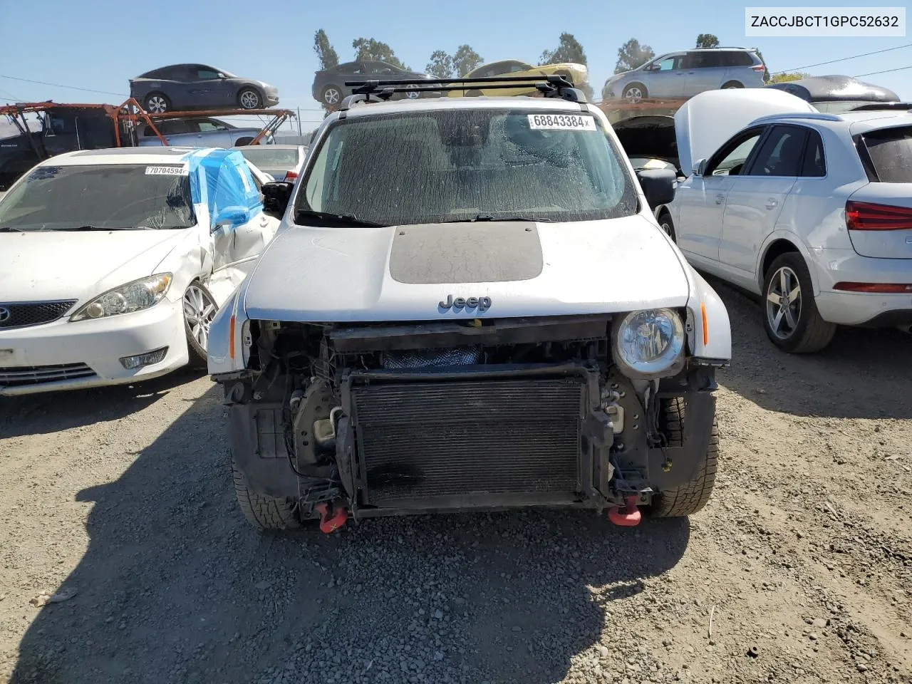 2016 Jeep Renegade Trailhawk VIN: ZACCJBCT1GPC52632 Lot: 68843384