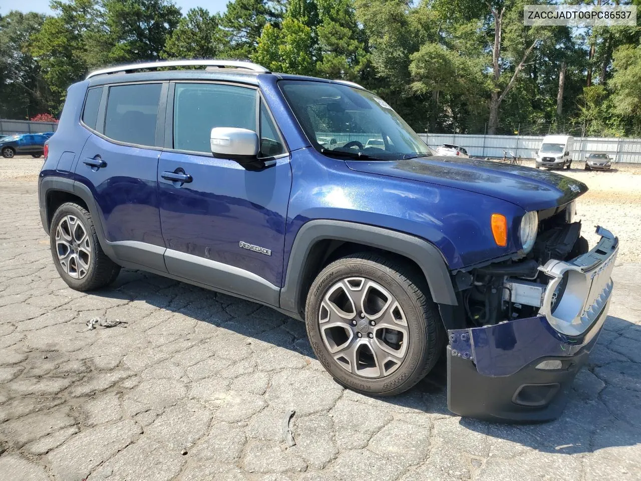 ZACCJADT0GPC86537 2016 Jeep Renegade Limited