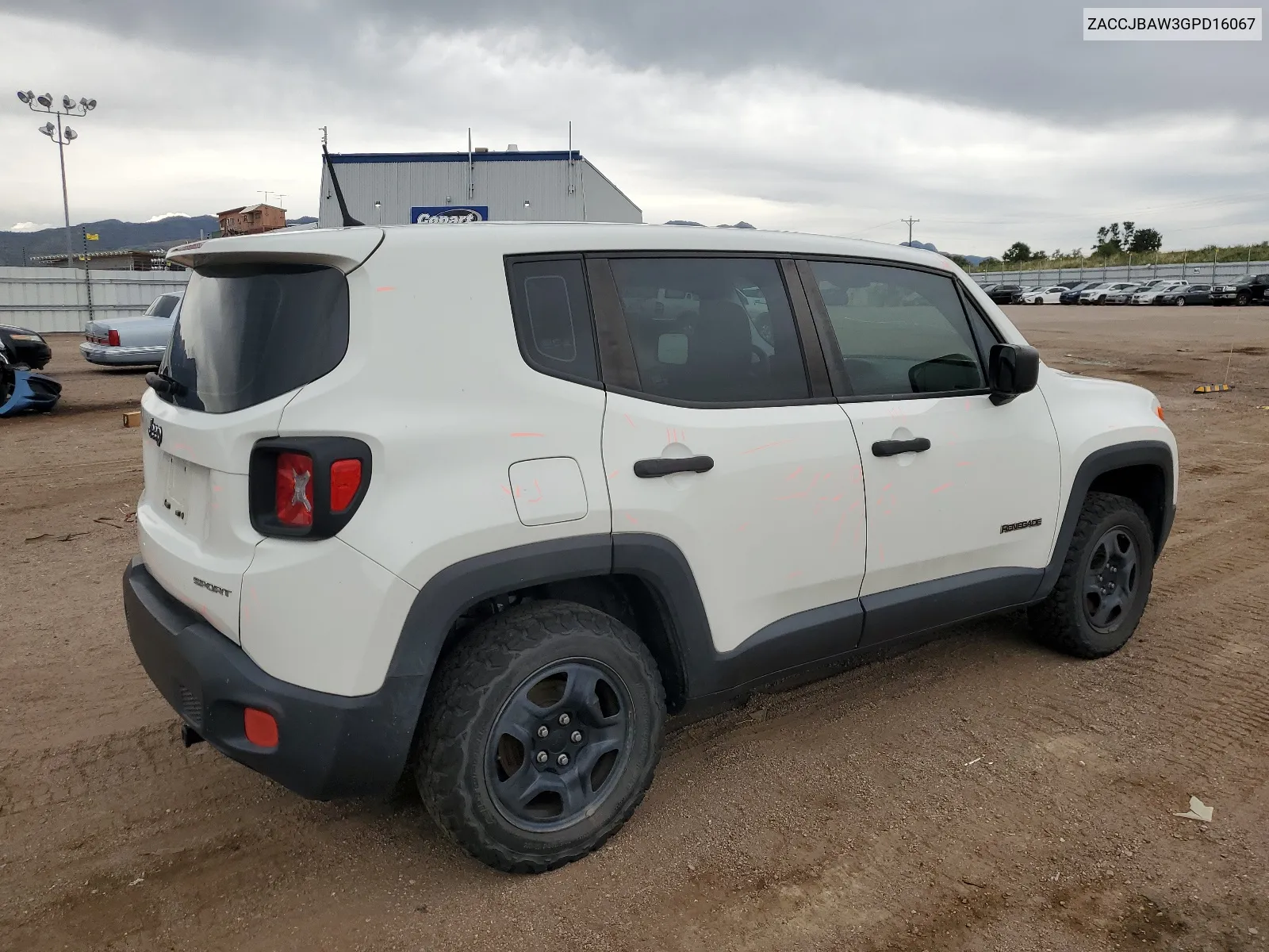 2016 Jeep Renegade Sport VIN: ZACCJBAW3GPD16067 Lot: 68914164