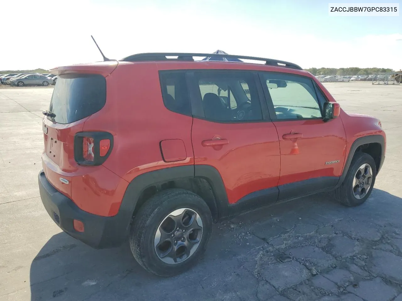 2016 Jeep Renegade Latitude VIN: ZACCJBBW7GPC83315 Lot: 69268444