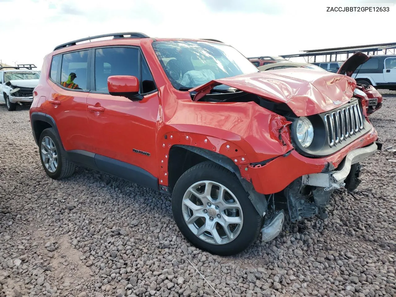 ZACCJBBT2GPE12633 2016 Jeep Renegade Latitude