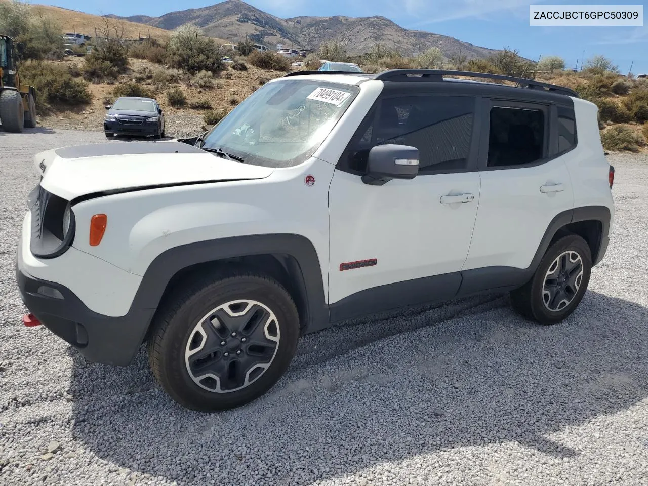 ZACCJBCT6GPC50309 2016 Jeep Renegade Trailhawk