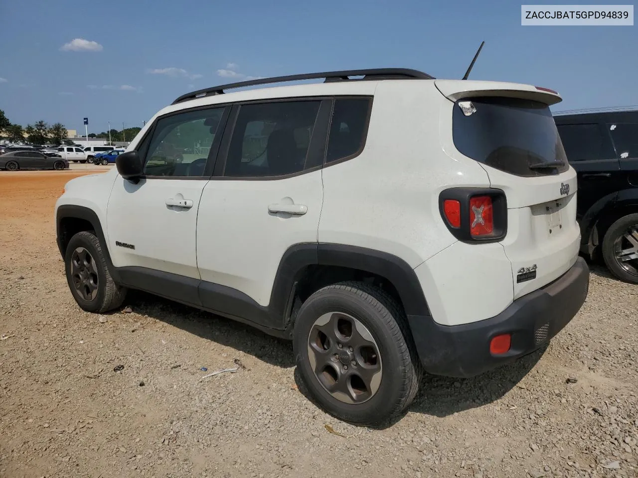 ZACCJBAT5GPD94839 2016 Jeep Renegade Sport