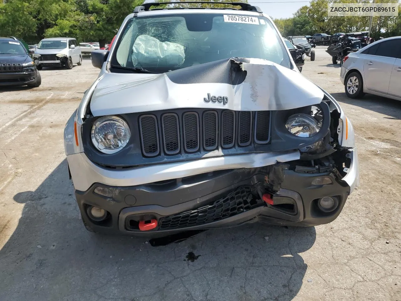 2016 Jeep Renegade Trailhawk VIN: ZACCJBCT6GPD89615 Lot: 70578274