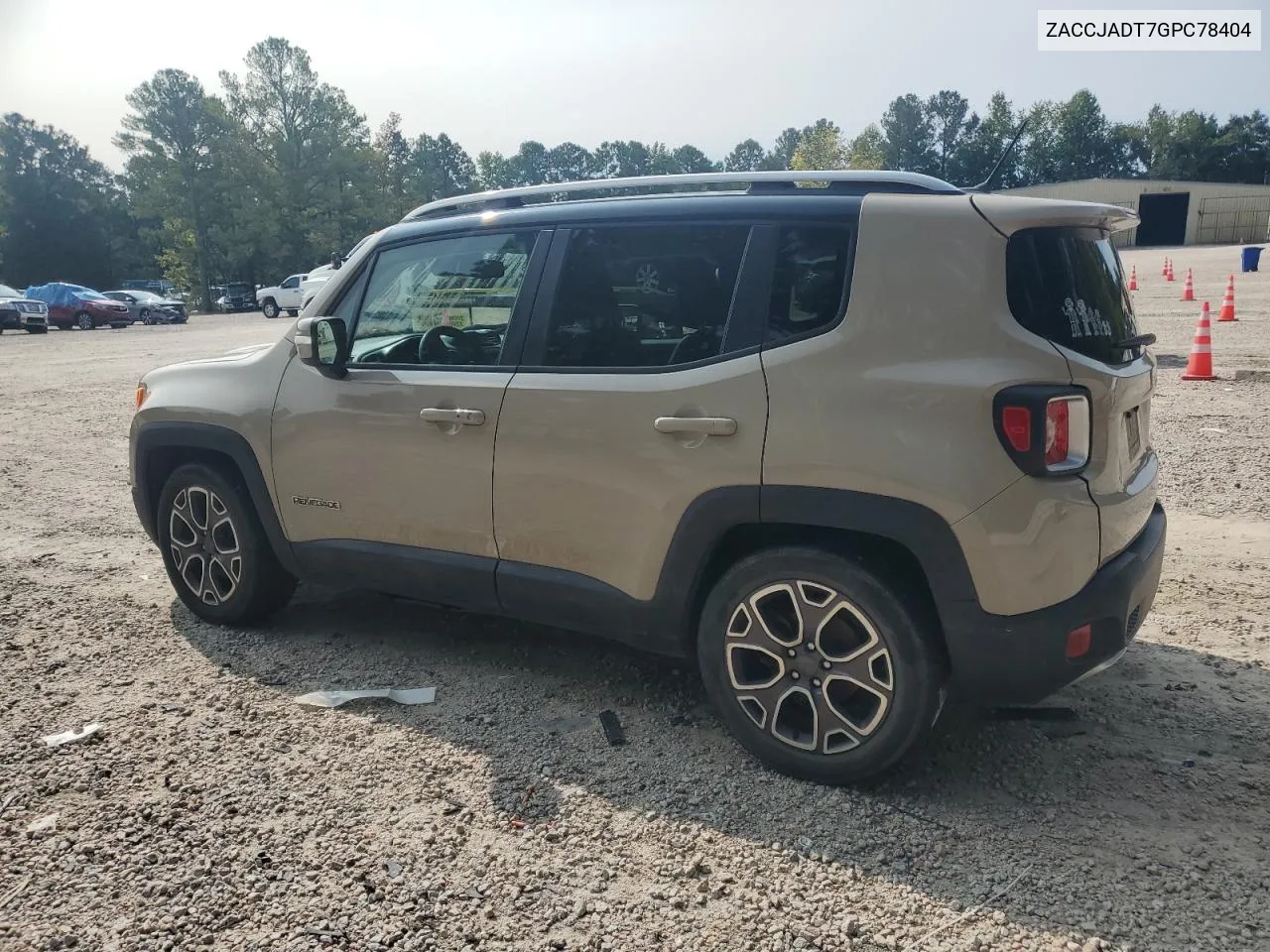 2016 Jeep Renegade Limited VIN: ZACCJADT7GPC78404 Lot: 70614364