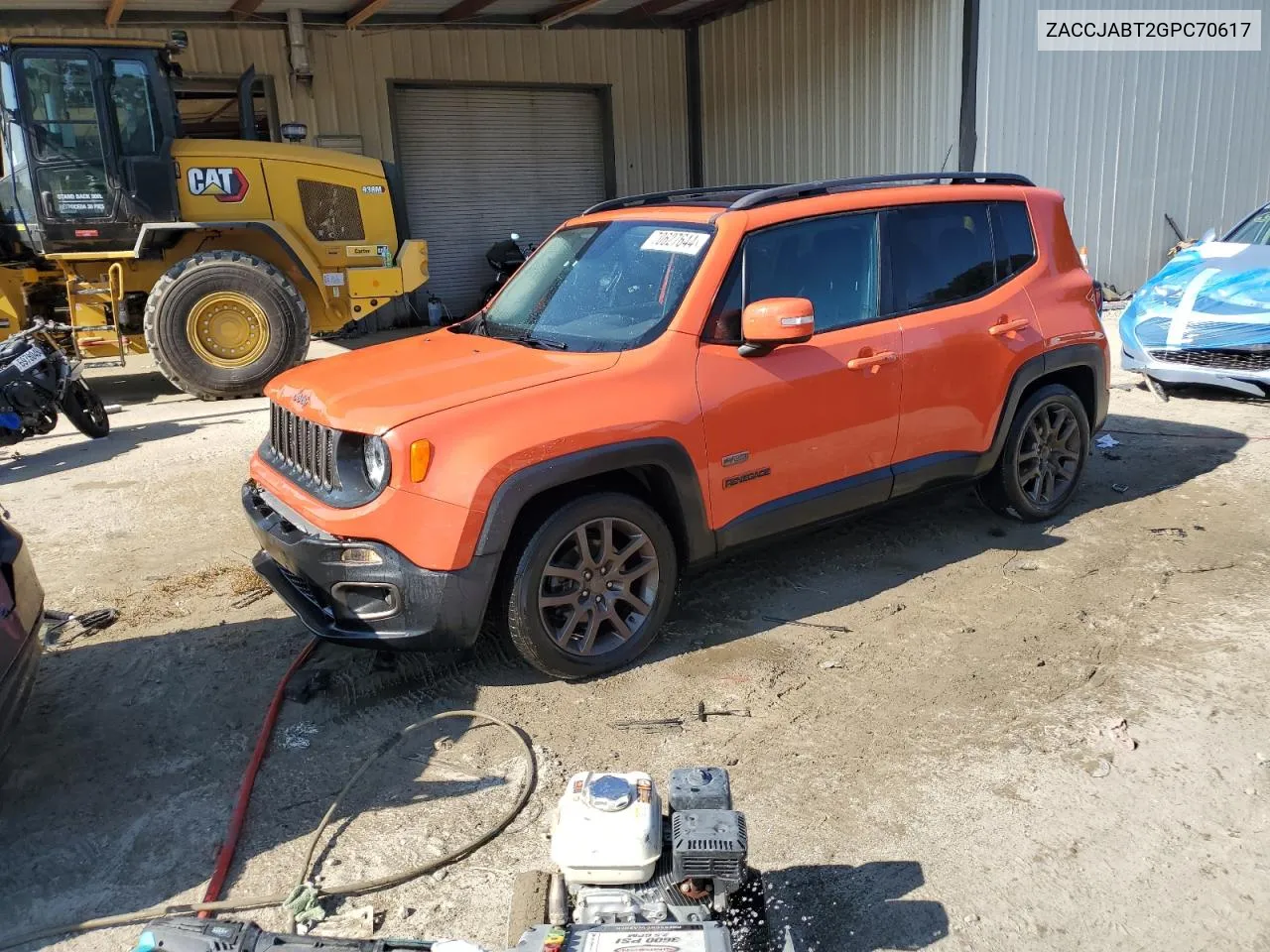 2016 Jeep Renegade Latitude VIN: ZACCJABT2GPC70617 Lot: 70627644