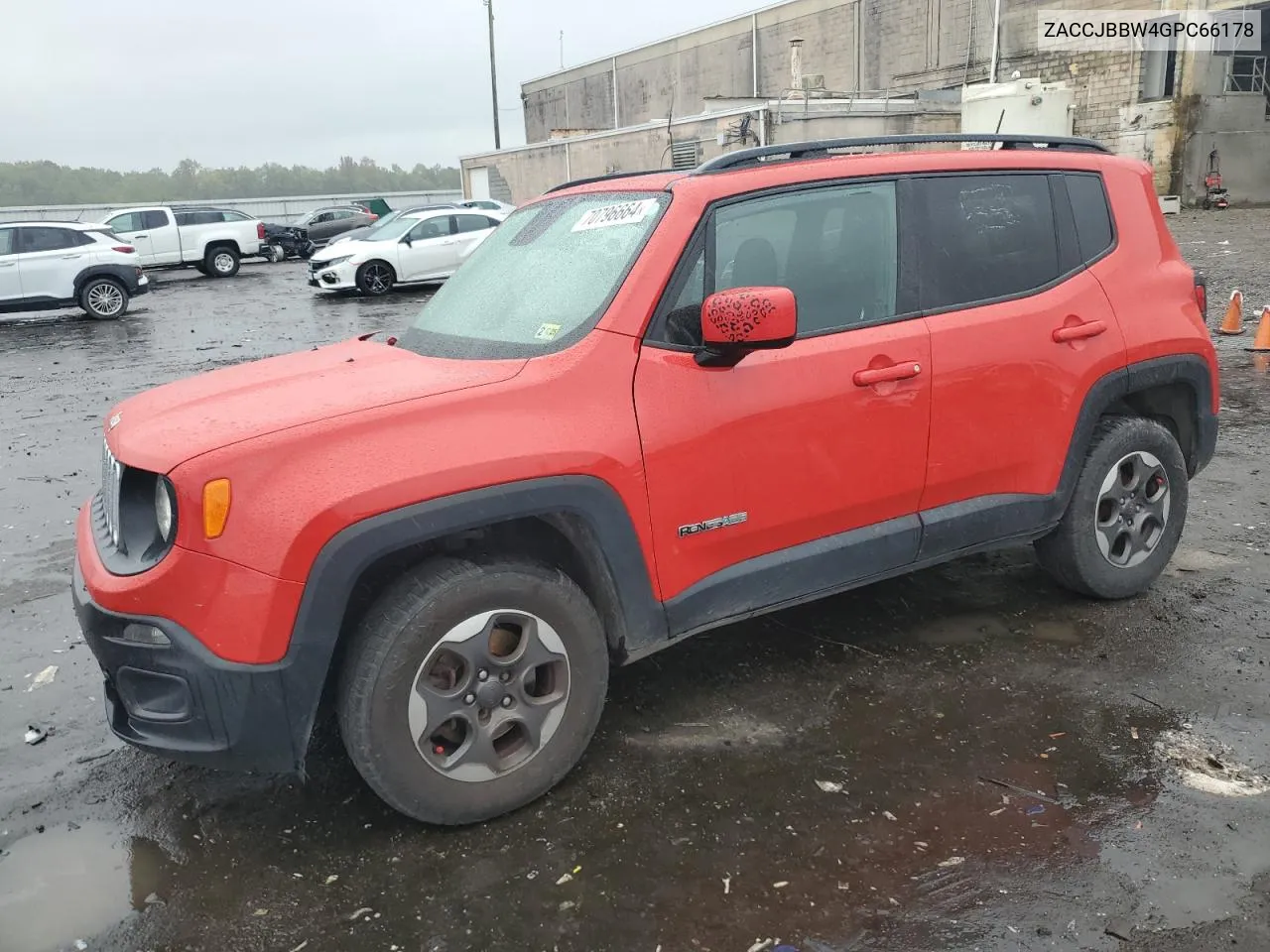 2016 Jeep Renegade Latitude VIN: ZACCJBBW4GPC66178 Lot: 70796664