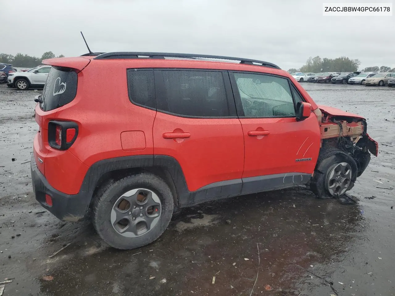 2016 Jeep Renegade Latitude VIN: ZACCJBBW4GPC66178 Lot: 70796664