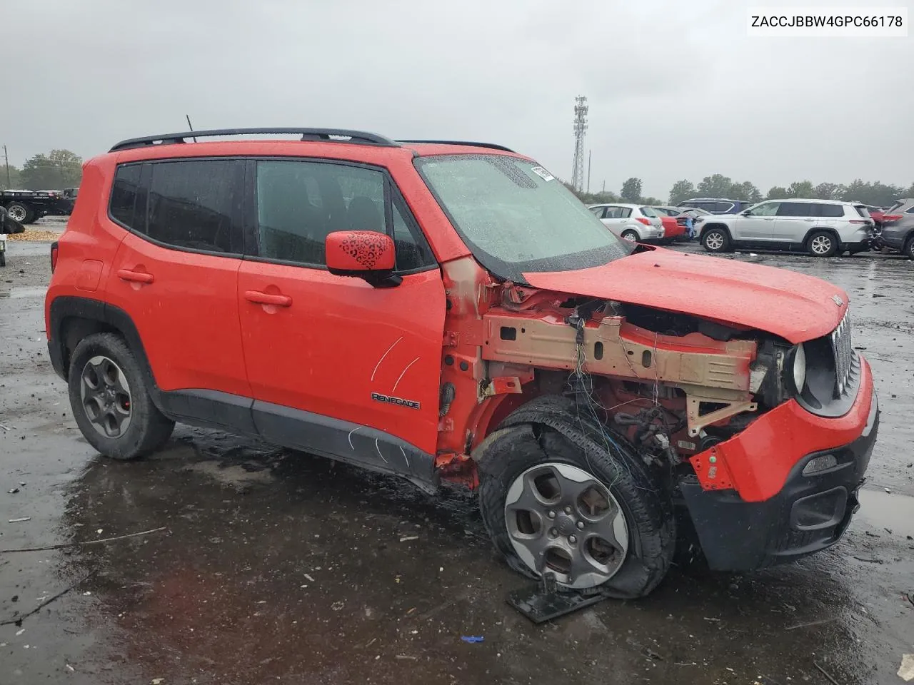 2016 Jeep Renegade Latitude VIN: ZACCJBBW4GPC66178 Lot: 70796664