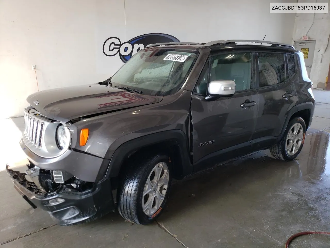 2016 Jeep Renegade Limited VIN: ZACCJBDT6GPD16937 Lot: 70809104